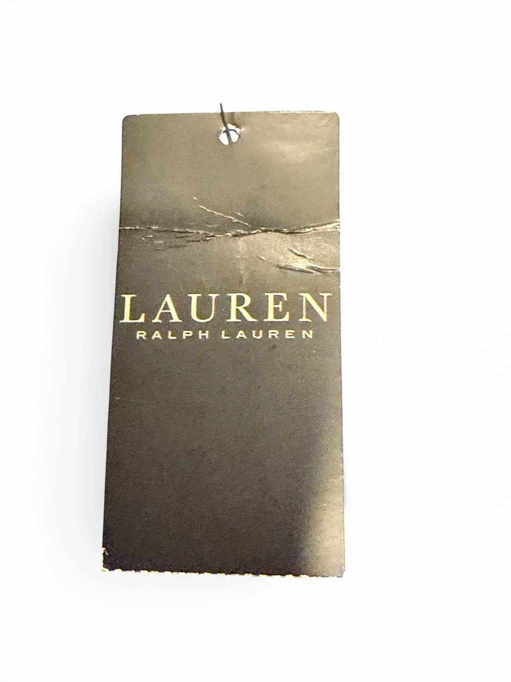 Ralph Lauren Black and Gold Lauren Ralph Lauren Hang Tag